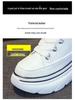 Women's High Top Cowhide Platform Sneakers - Autumn Breathable Casual White Shoes