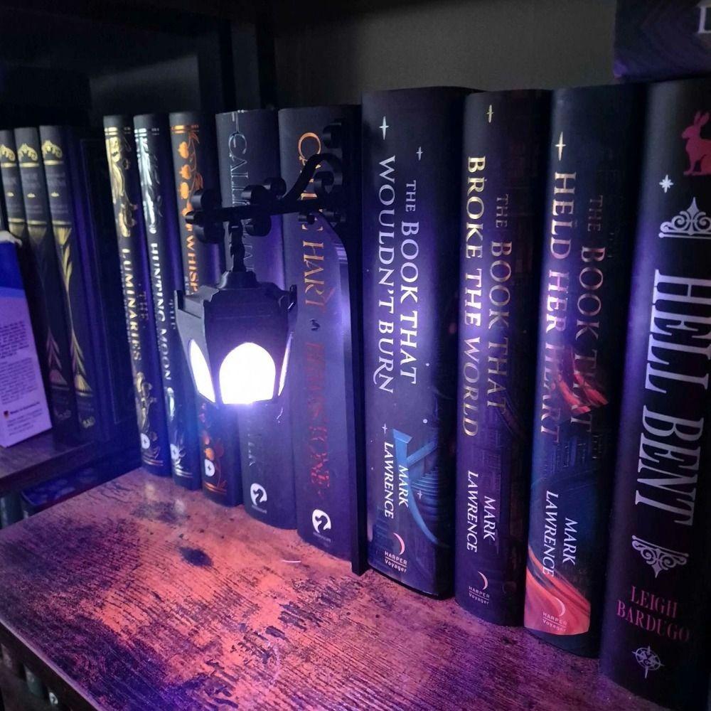LED-Licht Bücherregal Lampe Dekoratives Design Laternenlicht Nachtlicht Innenbeleuchtung