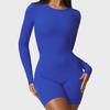 "Women's Quick-Dry Nude Hip-Lift & Back-Enhancing Yoga Jumpsuit - Slimming Fitness & Tight Fit"