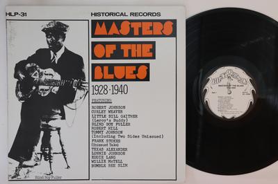 Disque Vinyle VARIOUS  Masters Of The Blues HLP31 HISTORICAL 1969 US Blues Occasion
