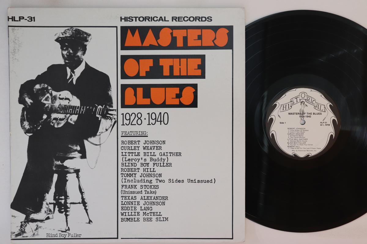 

LP Record VARIOUS Masters Of The Blues HLP31 HISTORICAL 1969 US Blues Used