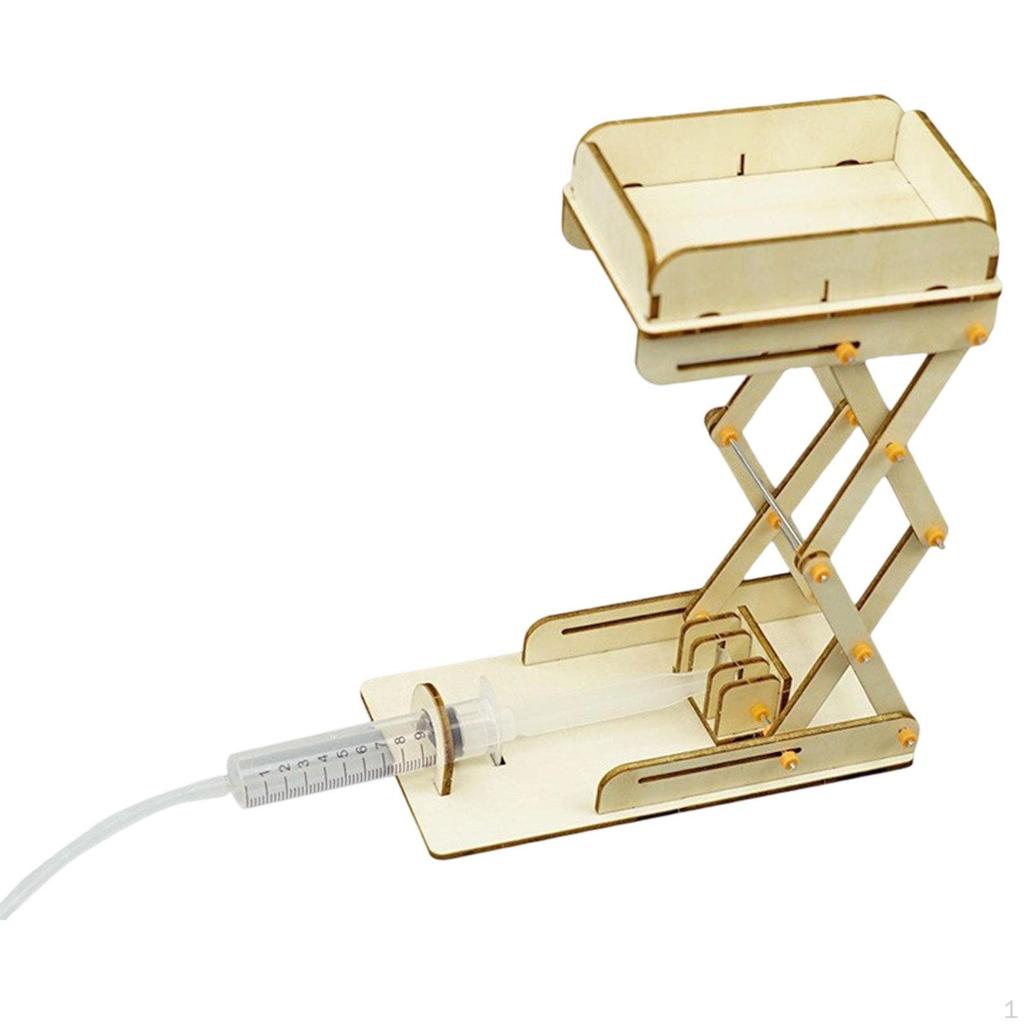 Hydraulic Experiment Lift Table Science Stem Physics Principle Novelty Innovation DIY