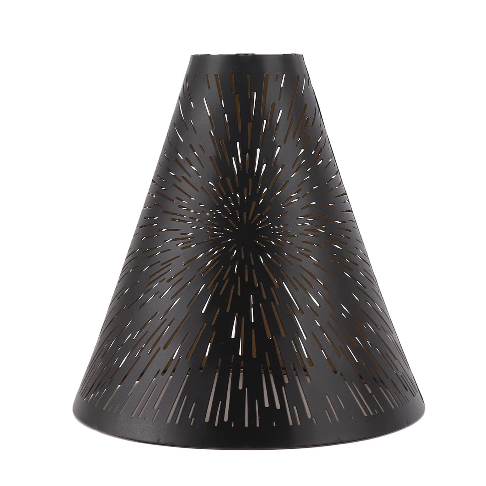 

Table Lamp Shade Laser Engraved Metal Fireworks Shape Projection Lampshade for Bedroom