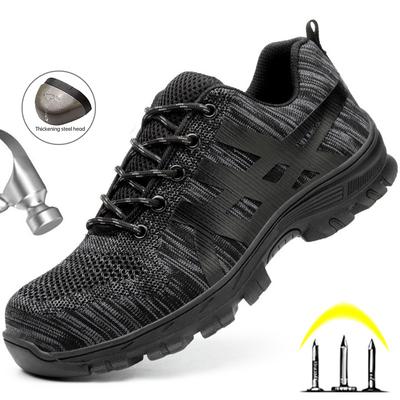 Scarpe da lavoro da uomo Scarpe da lavoro con punta in acciaio indistruttibile Scarpe da lavoro di sicurezza Scarpe da uomo Scarpe da lavoro antiperforazione per uomo Dropshipping