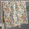 Prosop de baie cu ciucuri cu flori 80x160cm - Prosop 100% bumbac tip pânză moale absorbant cu uscare rapidă prosop de baie mare prosop floral față-verso pentru femei
