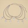 European and American Alloy Cross Pendant Multi-layer Body Chain with Wave Side Swing Waist Ornament