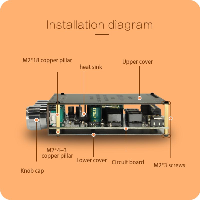 S350H TPA3251D2 Bluetooth Power Amplifier Board S220H S100H 2.1Ch Class D USB Sound Subwoofer Theater Audio Stereo Equalizer AMP