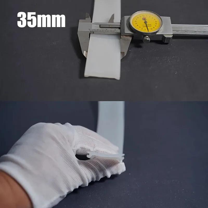 1-20m Led Aluminum Profile Silicone Diffuser Pendant Lamp Silicone Lampshade Flexible Channel Silicone Cover Plate Accessories