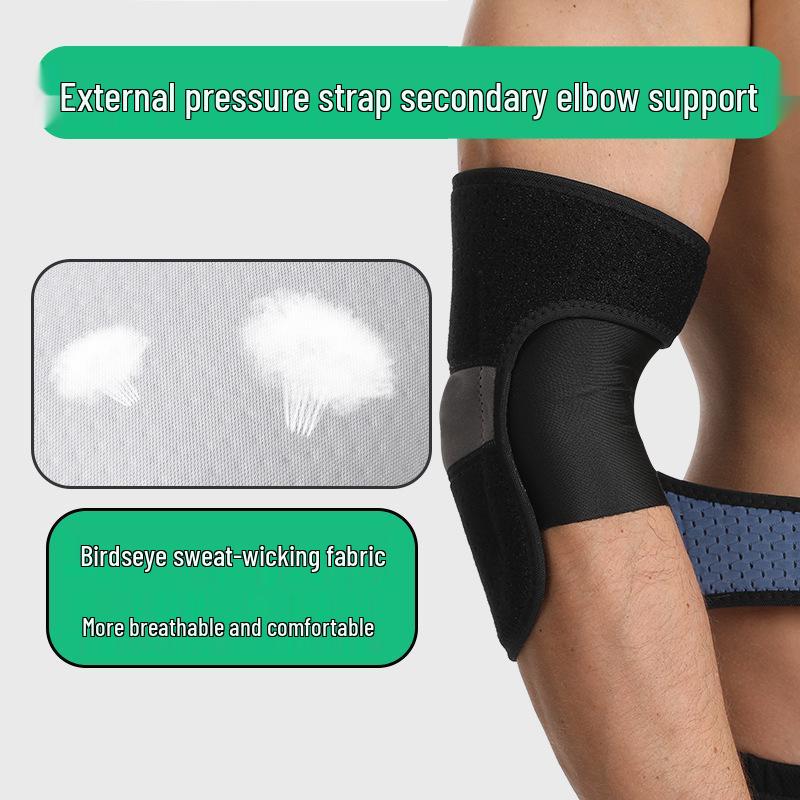Men's Training Elbow Sleeve: Compression Support for Fitness, Bench Press, and Joint Protection.