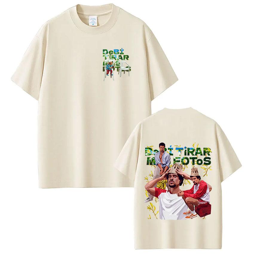 

Rapper Bad Bunny Debi Tirar Mas Fotos DTMF T Shirts Men Women Clothing Fashion Vintage Hip Hop Cotton Short Sleeve T-shirts Tops 5XL різнокольоровий