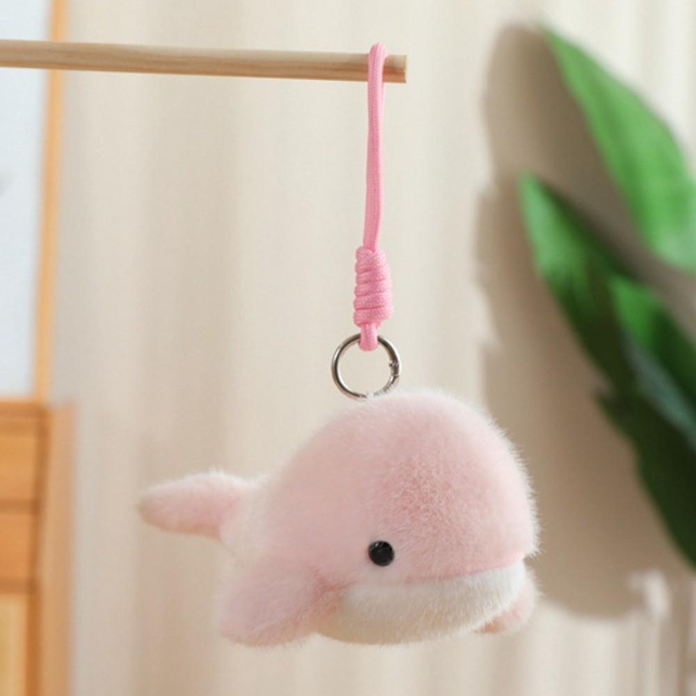 Backpack Charms Dolphin Plush Doll Keychain Ocean Animal Plush Doll Key Rings  Festival Party Decor