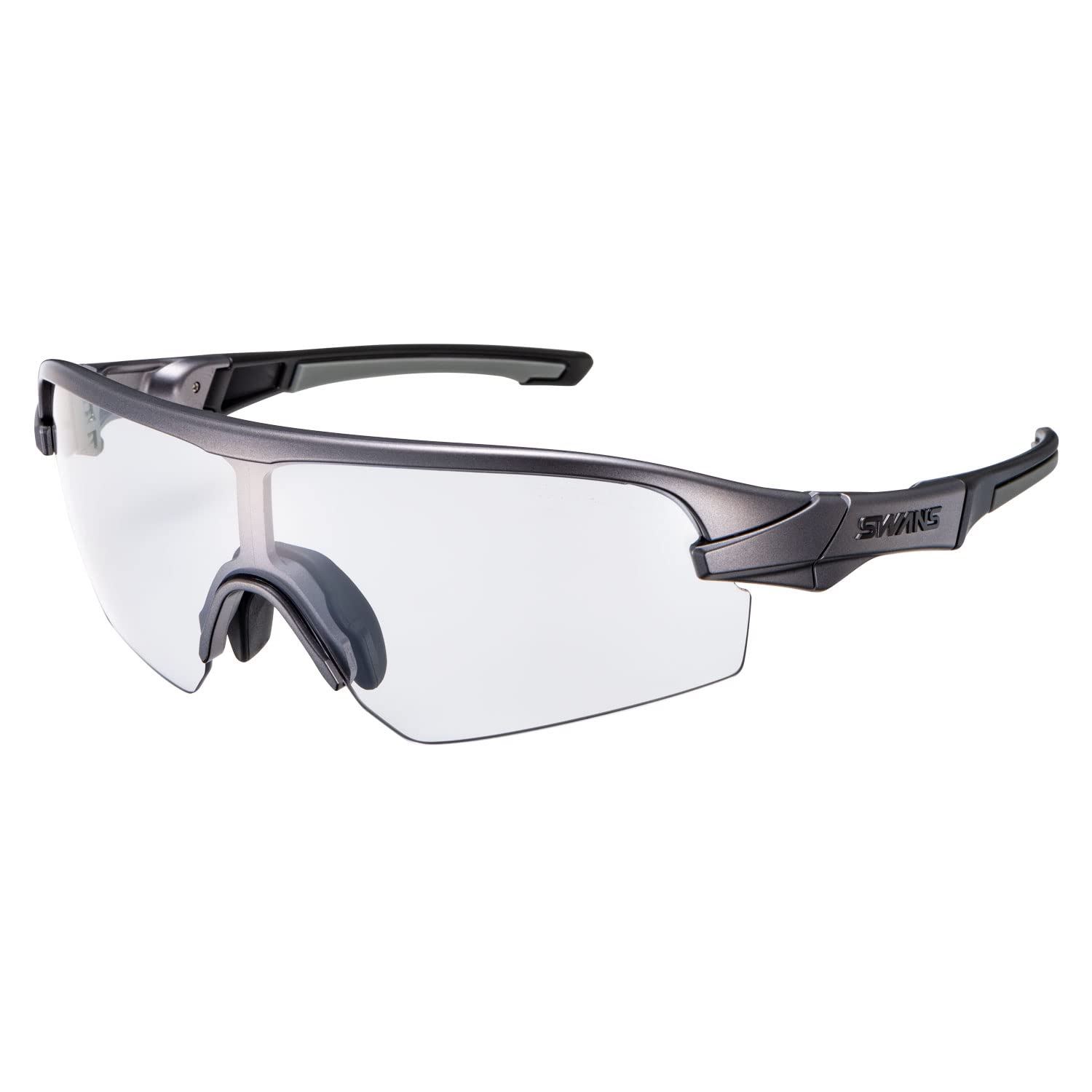 

Sports Sunglasses STRIX Strix DA STX MGMR Made in Japan Photochromic Lens Matte Clear to Smoke [Swans] D.A. DA-0066 Gunmetal/Photochromic