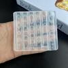 Silikonowa forma 3D do zdobienia paznokci Styl Europejski Wzory Retro Świecznik Design Świecy Dekoracja DIY Przezroczysty Szablon do Manicure