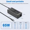 45W 65W UBS C Laptop Charger Compatible with HP Chromebook Laptop Computer Type C Power Adapter