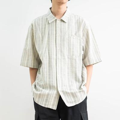 Summer Clothing Men'S Retro Casual Shirt Student Loose Niche Design Fun New Men'S Top For Outdoor Wear