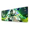 nefer genshin Mouse Pad 500X1000 mm Large Gaming Mousepad Gamer XL Rubber Otaku Keyboard Pad Laptop Desk Mat