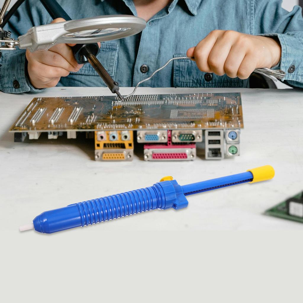 Professional Manual Solder Sucker Desoldering Pump with Strong Suction Power for Efficient Tin Removal Soldering Tool Portable