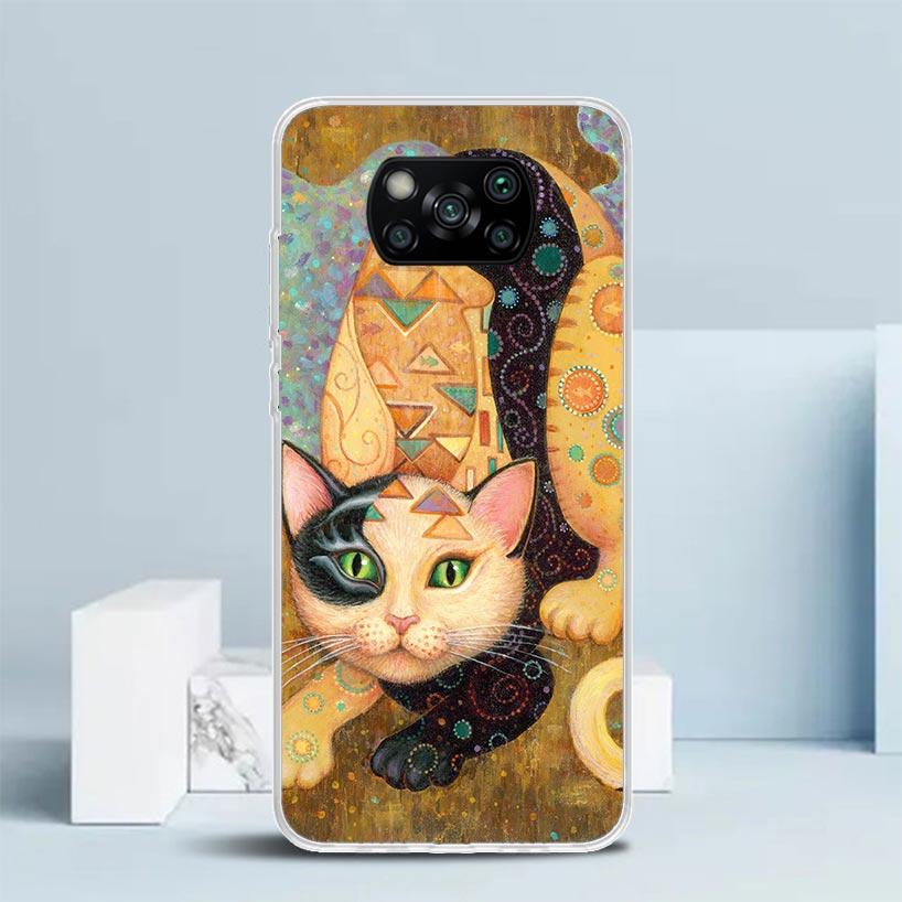 Kiss by Gustav Klimt Desig Phone Case For Xiaomi Poco F7 Ultra X5 X6 X7 Pro M7 Redmi 15C 15 13C 13 12C 12 10C 10 10A 9 9C 9A 9T