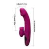 2 In 1 Vibrator Female Vagina Clitoris Nipple G-Spot Stimulator Dildo Goods for Women Masturbation Massager Adult Sex Toy 18+
