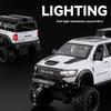 Large Size 1/24 Dodge Mammoth 6X6 Off-road Pickup Truck Children's Toy Car Simulation Alloy Car Model Ornament Boy Gift