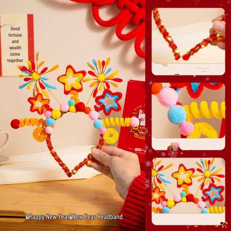 

New Year Luminous Twisty Headband