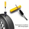 23pcs/42pcs Car Tire Repair Kit, Puncture Plug Tools Tyre Puncture Emergency For Tire Strips Stirring Glue Repair Tool Kit