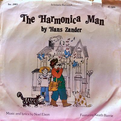 7inch Record HANS ZANDER (2) / MUSIC & LYRICS BY - Harmonica Man INC2001 Scholastic Reco 1976 Canada Children's Used