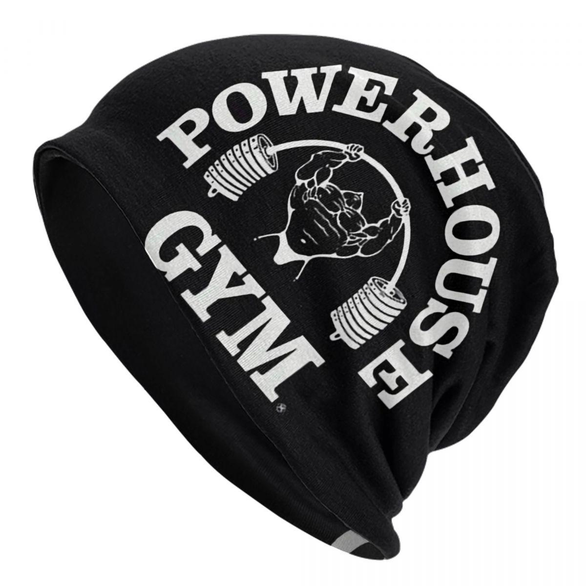 

Powerhouse Gym Fitness Building Muscle Unisex Adult Beanies Caps Knitted Bonnet Hat Warm Autumn Winter Outdoor Skullies Hats One Size