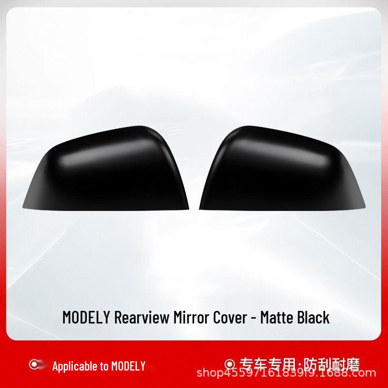 Carbon Fiber Rearview Mirror Cover for Tesla Model Y/3 - Decorative & Protective Accessory New Model 3