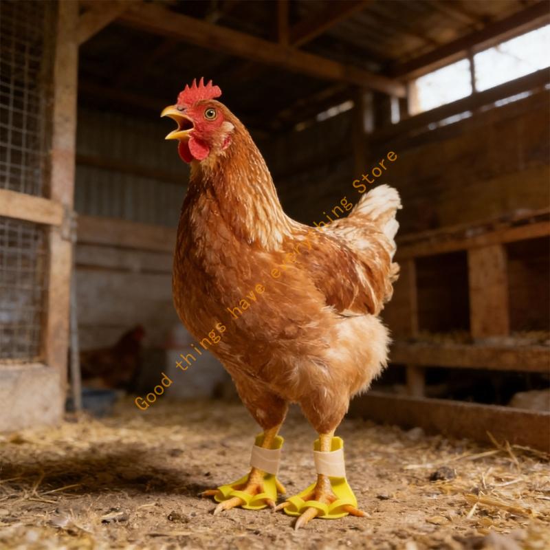 4 Pcs Poultry Leg Injury Splints Highlighting Modifiable Fasteners and Cavities 55KF