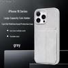 iPhone 17 Pro Max Ultra-thin Leather Case with Card Holder & Stand