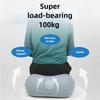 Plush Fabric Inflatable Booster Seat Press-to-Inflate Air Seat Cushion  Under Desk