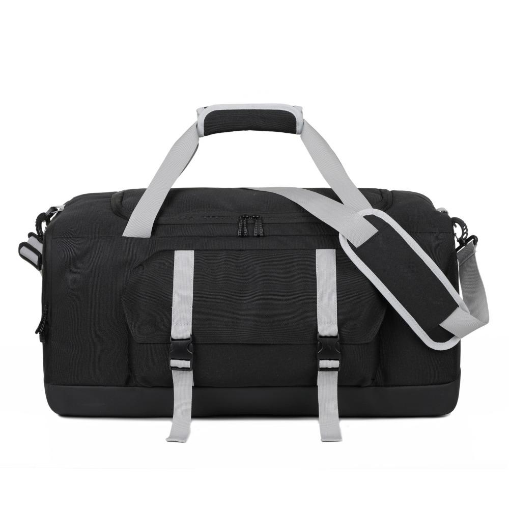 Dry and wet separation with shoe compartment yoga fitness bag large capacity fashionable contrasting color portable decompression travel bag