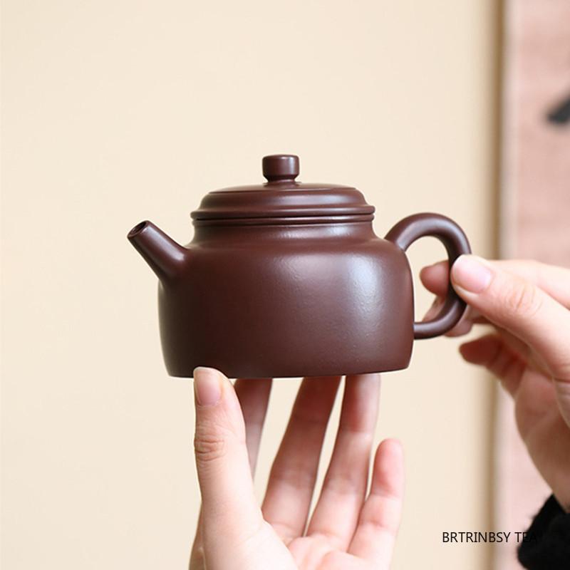 200ml Handmade Yixing Purple Clay Teapot Chinese Tradition Tea Pot Beauty Tea Infuser Kettle Household Zisha Teaware Tea Set