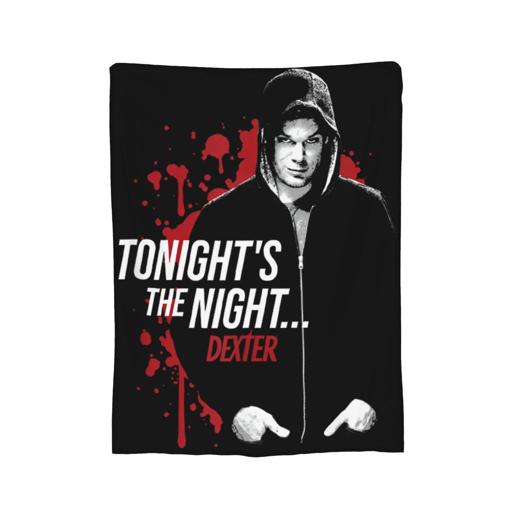Dexter Morgan Tv Show Blankets Fuzzy Throw Blanket Summer Air Conditioning Portable Soft Warm Bedspreads,