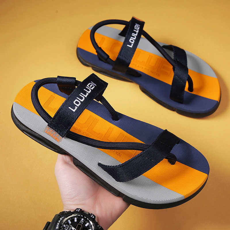 Fashion Does Not Slip Backless Sandals Men Bath Shoes Men's Slippers Home Sneakers Sports High End Pretty Team Losfers Comfortable