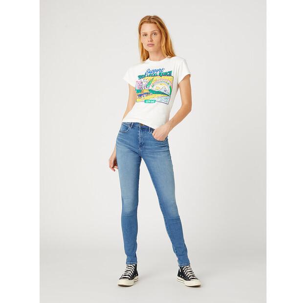 Wrangler High Skinny Jeans 630 W27HCY37O 112332394 Blue Skinny Fit