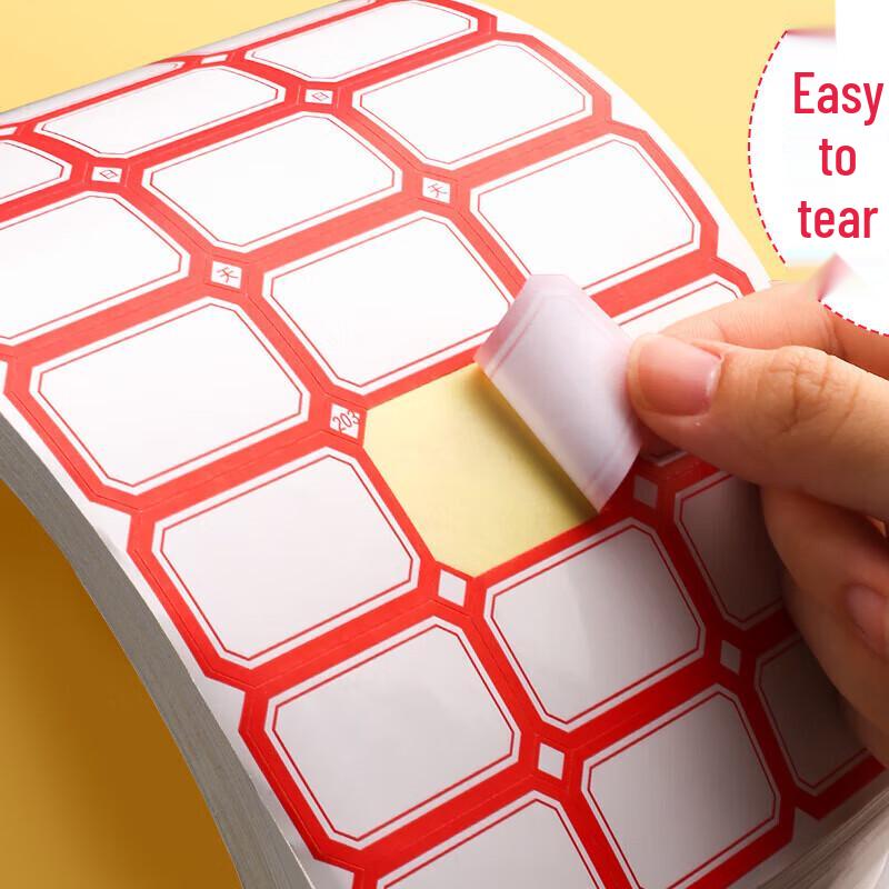 Self-Adhesive Name & Price Label Stickers