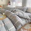 Jie Li Ya Fresh Style Thickened Brushed 4-Piece Bedding Set