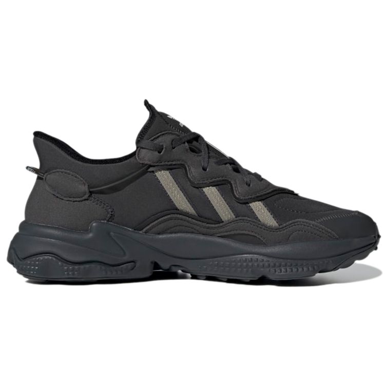 Adidas Originals Ozweego Fabric Sports Casual Slip-Resistant Breathable Low-Top Lifestyle Shoes Unisex sneaker Black H04240