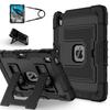 Tablet Case for iPad Air 11 (2025)/(2024)/iPad Air (2022)/(2020) Anti Drop PC + Silicone Cover with Kickstand Strap