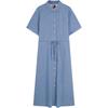 TOMMY JEANS Women's Retro Loose Fit Denim Shirtdress