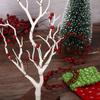BBTO Artificial Holly Berries On Wire Stems, 250 Stems with 500 Pieces 8 Mm Fake Berries for Tree Decorations Wreath Craft Use Wedding Party Favor