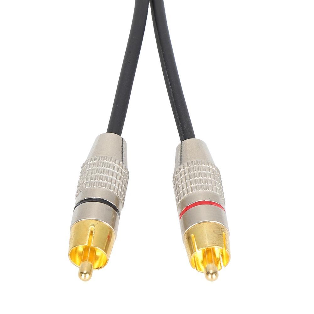 

3PIN XLR XLR Male to 2RCA Audio Splitter Cable Y-Splitter Adapter Consumer Audio Integration 0.5m/1.6ft