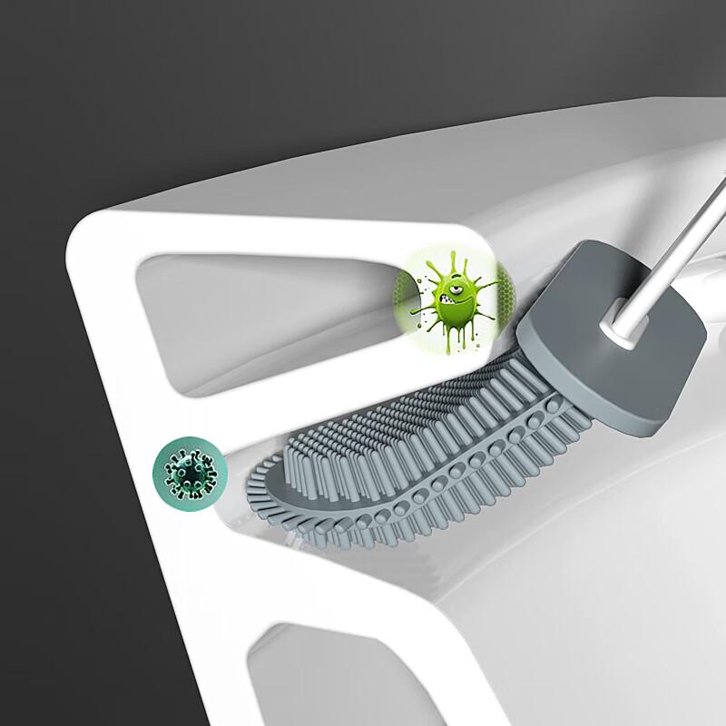 Aige Wall-Mounted Silicone Toilet Brush