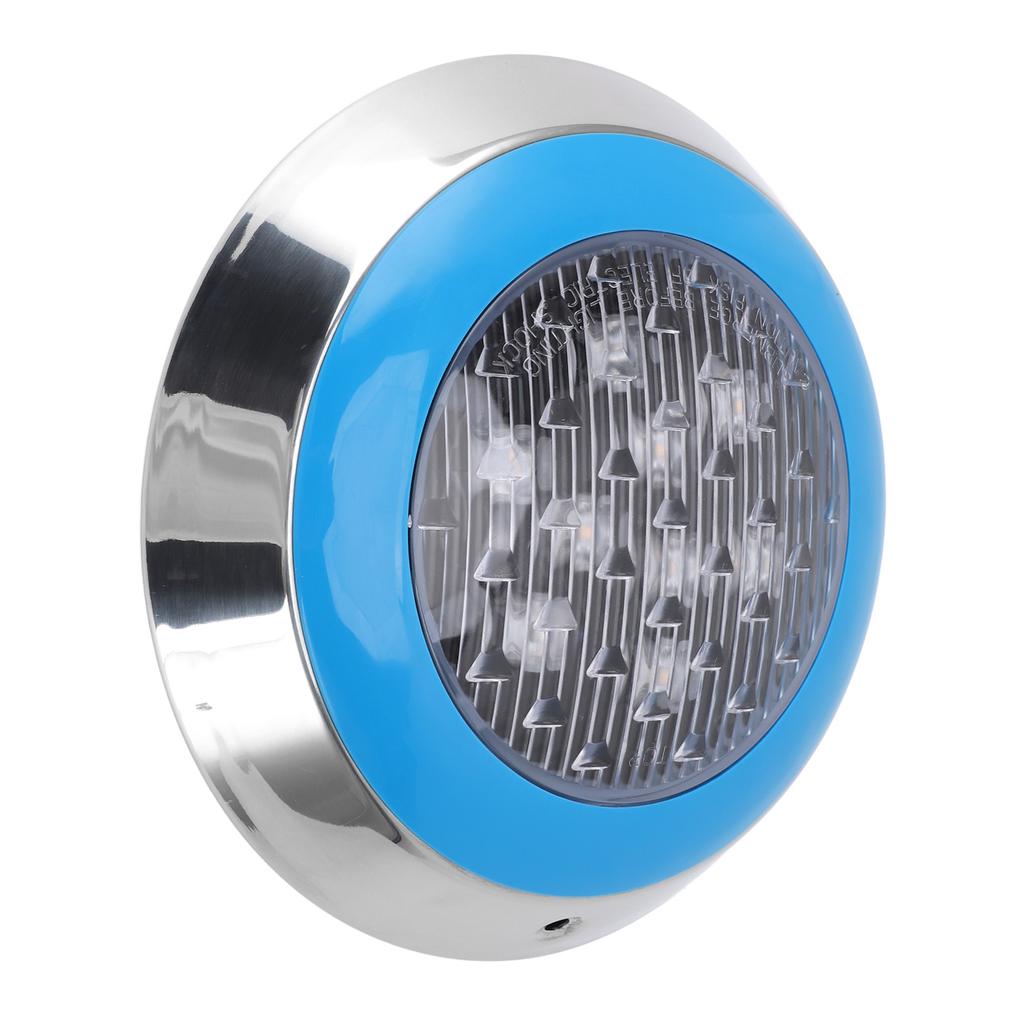 Wall Mounted Pool Light Waterproof 6000K White Light Embedded LED Underwater Swimming Pool Lamp for Pond Fountain 24V
