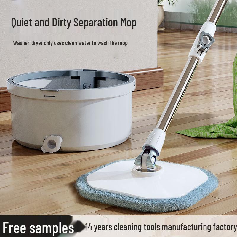 Hands-Free Spin Mop & Bucket Set for Clean & Dirty Water Separation