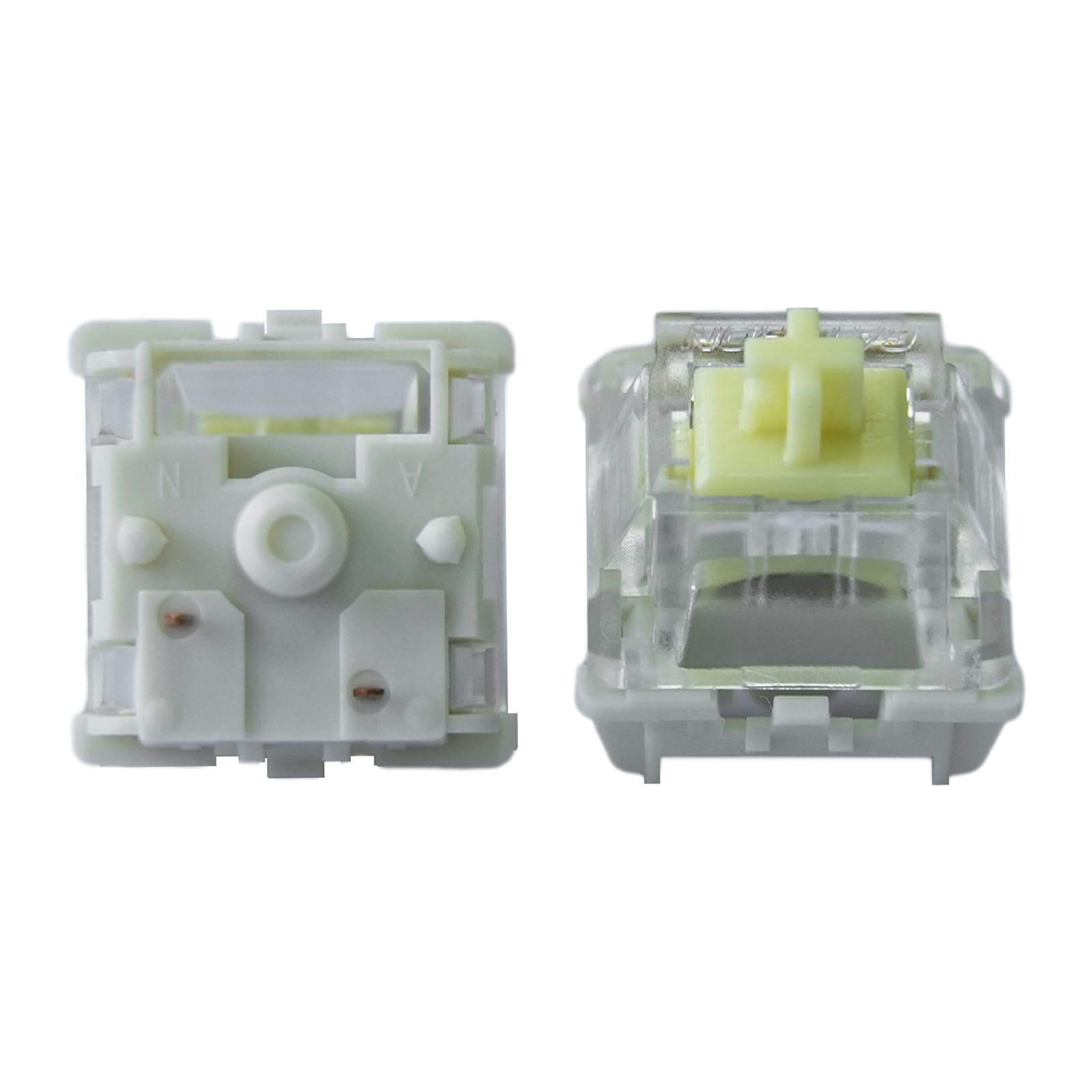 

GATERON Jupiter Banana Keyboard Switches, Tactile, 59gf, RGB LED, 5-Pin, Factory-Lubricated, for MX Mechanical Keyboards (Banana, 110-Pack)