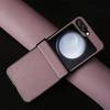 Hand Crafted Genuine Leather Case For Samsung Galaxy Z flip Phone Cover Galaxy Z Flip 3 flip4  Back Shell Coque Capa