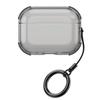 TPU Transparent Protective Case Full Protective Shockproof Earphone Case With Lanyard Keychain Dustproof for AirPods Pro 3